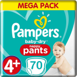 Pampers Baby-dry Pants Luiers - Maat 4+ - 35 Stuks (9-15kg) X2