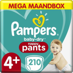 Pampers Baby-dry Pants Luiers - Maat 4+ - 35 Stuks (9-15kg) X6