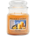 Village Candle - Peach Bellini - Medium Candle - 105 Branduren - Geel