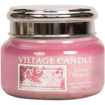 Village Candle Village Geurkaars Cherry Blossom Kersenbloesem Rijpe Kers Zoet Talkpoeder - Small Jar - Roze