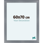 Your Decoration Como Mdf Fotolijst 60x70cm Aluminium Geborsteld - Grijs