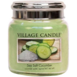 Village Candle Sea Salt Cucumber Geurkaars (105 Uur) - Groen