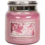 Village Candle Medium Jar Geurkaars - Cherry Blossom - Roze