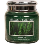 Village Candle - Balsam Fir - Medium Candle - 105 Branduren - Groen