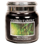 Village Candle Kaars Black Bamboo 9,5 X 11 Cm Wax - Zwart