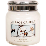 Village Candle - Pure Linen - Medium Candle - 105 Branduren