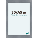 Your Decoration Como Mdf Fotolijst 30x45cm Aluminium Geborsteld - Grijs