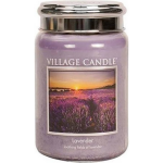 Village Candle Kaars Lavender 10 X 15 Cm Wax - Paars
