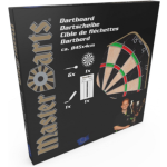 Masterdarts Dartboard Starterset - Sisal Bord, 6 Pijltjes, Scorebord En Marker - 45ø X 4 Cm