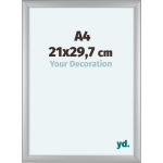 Your Decoration Como Mdf Fotolijst 21x29,7cm A4 Zilver Mat