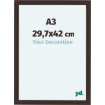 Your Decoration Como Mdf Fotolijst 29,7x42cm A3 Eiken Donker - Bruin