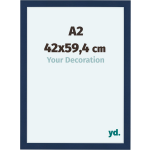 Your Decoration Como Mdf Fotolijst 42x59,4cm A2 Donker Geveegd - Blauw