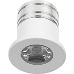 Led Veranda Spot Verlichting - 3w - Warm Wit 3000k - Inbouw - Rond - Mat Wit - Aluminium - Ø31mm