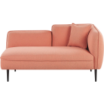 Beliani Chevannes - Chaise Longue--polyester - Rosa