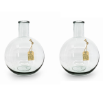 Bloemenvaas - Eco-glas - Transparant - 31 X 22 Cm - Vazen