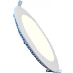 BES LED Led Downlight Slim Pro - Aigi - Inbouw Rond 20w - Natuurlijk Wit 4000k - Mat Wit - Ø240mm