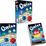 White Goblin Games Spellenbundel - 3 Stuks - Dobbelspel - Qwixx & 2 Extra Scoreblocks & Qwixx Big Points