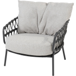4 Seasons Outdoor 4 Seasons Calpi Loungestoel - Antraciet - Grijs