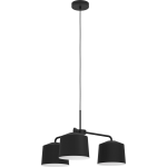 EGLO Caguanes Hanglamp - E27 - Ø 66,5 Cm/wit - Zwart