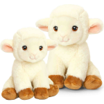 Keel Toys Pluche Knuffels Schapen Familie 18 En 25 Cm - Knuffel Boederijdieren