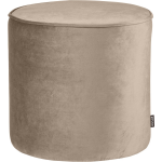 Woood Sara Poef Hoog - Velvet - Khaki - 46x46x46 - Vert