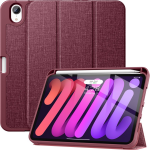 Solidenz TriFold Hoes iPad Mini 6 - Wijn - Rood