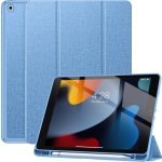 Solidenz TriFold Hoes iPad 9 / iPad 8 / iPad 7 - 10.2 inch - Blauw