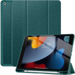 Solidenz TriFold Hoes iPad 9 / iPad 8 / iPad 7 - 10.2 inchblauw - Groen