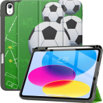 Solidenz TriFold Hoes iPad 10 - 2022 10.9 inch - Voetbal