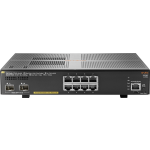 Hewlett Packard Enterprise Aruba 2930F 8G PoE+ 2SFP+ Managed L3 Gigabit Ethernet (10/100/1000) 1U Power over Ethernet (PoE) - Grijs