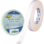 HPX Dubbelzijdige tissue tape | Wit | 19mm x 50m - TT1950