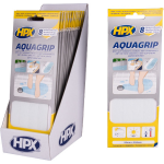 HPX Aqua Grip anti-slip tape (8 stuks) | Transparant | 20mm x 240mm - AG2024