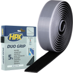 HPX Duo grip klikband | Zwart | 25mm x 2m - DG2502