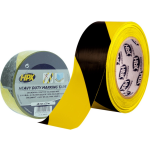 HPX Zelfklevende hoogwaardige markeringstape | Geel/Zwart | 48mm x 33m - TB5033