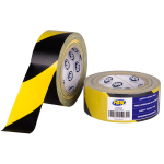 HPX Safety textile tape | Geel/Zwart | 48 mm x 25m - YS4825