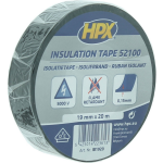 HPX PVC isolatietape | Zwart | 19mm x 10m - XB1910