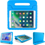 Solidenz EVA iPad Hoes voor kids - iPad 2018 / 2017 / Air 1 / Air 2 - 9.7 inch - Blauw