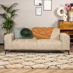 Bronx71 2,5-zits bank Vegas taupe stof chenille