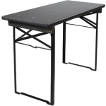 MaximaVida Berlijn 120 cm inklapbare biertafel - Zwart