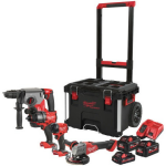 Milwaukee M18 FPP4E-555T | Powerpack 4-kit | (M18FPD3, FID3, FHX, ONEFSAG125XB, 2 x 5,5, 1 x 3,0Ah)