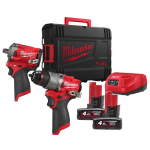 Milwaukee M12 FPP2H2-402X M12 FUEL™ Powerpack 2-kit, Gen2 (M12FPD2, FIWF12, 2 x 4,0 Ah)