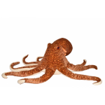 Wild Republic Knuffel Octopus Junior 76 Cm Pluche Oranje/beige - Bruin