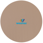 Wicotex Tafelkleed-leer-skai Leer- Moon Taupe Rond 140cm