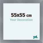 Your Decoration Como Mdf Fotolijst 55x55cm Aluminium Geborsteld - Grijs