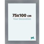 Your Decoration Como Mdf Fotolijst 75x100cm Aluminium Geborsteld - Grijs