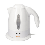 EDM Waterkoker Wit 2200 W Polypropyleen (1 L)