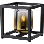 Freelight Tafellamp Dentro B 26 Cm Glas Zwart - Goud