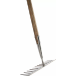 Talen Tools Dutch Garden - Tuinhark - Hoogwaardig Rvs - Fsc Hout