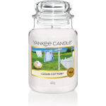 Yankee Candle - Clean Cotton Geurkaars - Large Jar - Tot 150 Branduren