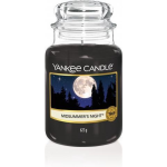 Yankee Candle - Midsummers Night Geurkaars - Large Jar - Tot 150 Branduren - Grijs